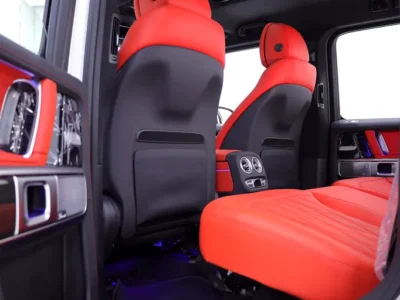 2026 Mercedes-Benz G-Class G 63 AMG 4.0L V8 Biturbo White Red SUV DOUBLE NIGHT PACKAGE