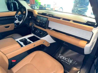 2025 Land Rover Defender 110 HSE P400 6 Cylinders Petrol Engine Black Tan SUV GCC Specs