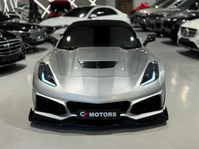 2015 Chevrolet Corvette Z06 1LZ 8 Cylinders Petrol Engine Grey Red Sports Car High Performance