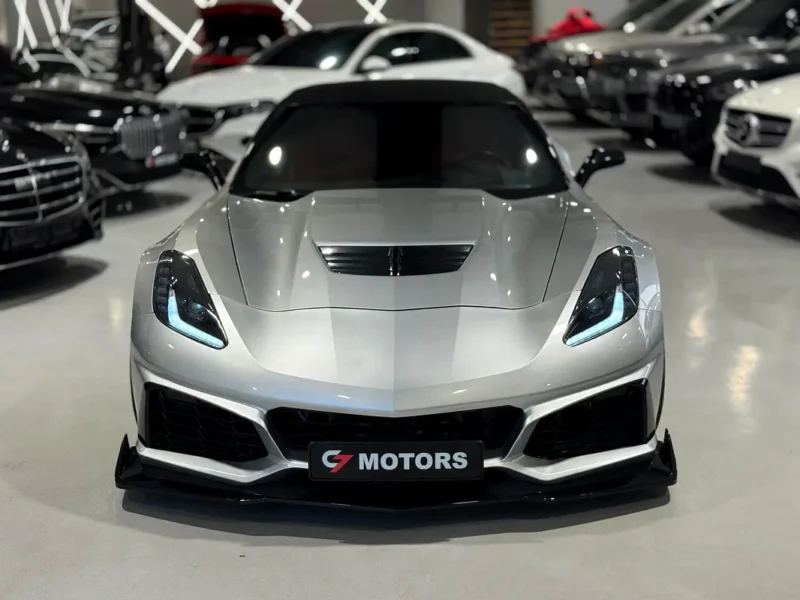 2015 Chevrolet Corvette Z06 1LZ 8 Cylinders Petrol Engine Grey Red Sports Car High Performance