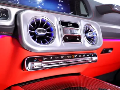 2026 Mercedes-Benz G-Class G 63 AMG 4.0L V8 Biturbo White Red SUV GCC CARBON INTERIOR