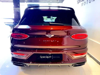 2021 Bentley Bentayga W12 Speed 12 Cylinders petrol Engine Maroon Beige SUV GCC Specs