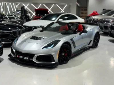 2015 Chevrolet Corvette Z06 1LZ 8 Cylinders Petrol Engine Grey Red Sports Car High Performance