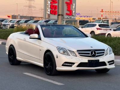 2012 Mercedes-Benz E-Class E 350 6 Cylinders Engine White Red Convertible Japanese Specs