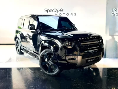 2025 Land Rover Defender 110 HSE P400 6 Cylinders Petrol Engine Black Tan SUV GCC Specs