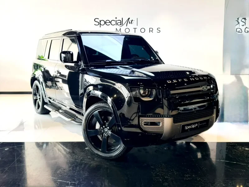 2025 Land Rover Defender 110 HSE P400 6 Cylinders Petrol Engine Black Tan SUV GCC Specs