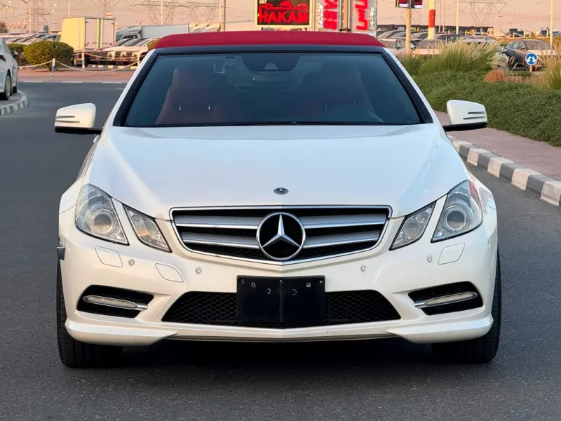 2012 Mercedes-Benz E-Class E 350 6 Cylinders Engine White Red Convertible Japanese Specs