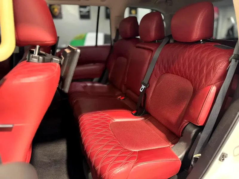 2024 Nissan Patrol SE Platinum 6 Cylinders petrol Engine White Red SUV GCC Specs Full Option