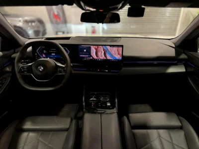 2024 BMW 5-Series 520i M Sport 4 Cylinders Petrol Engine White Black Sedan Korean Specs