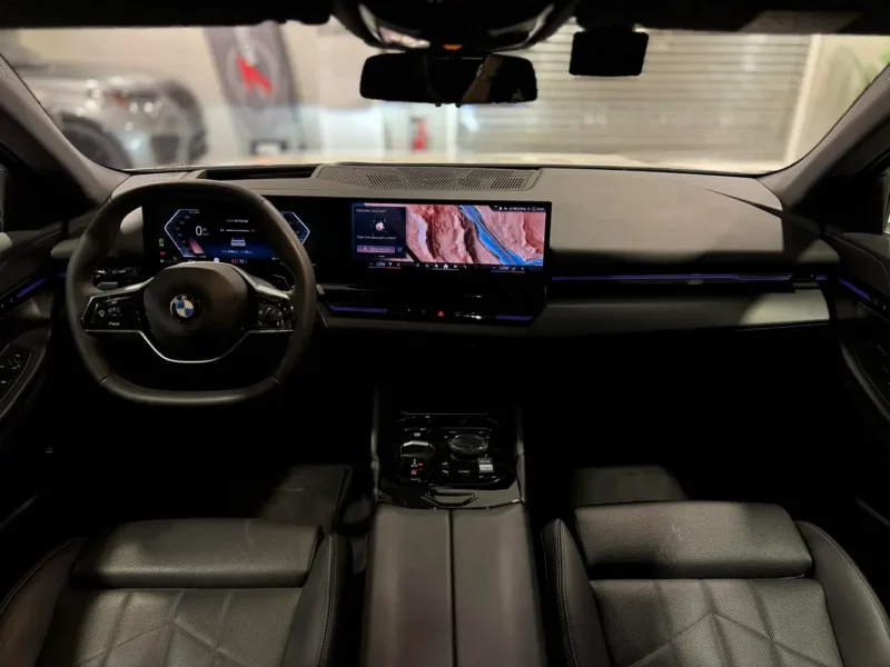 2024 BMW 5-Series 520i M Sport 4 Cylinders Petrol Engine White Black Sedan Korean Specs