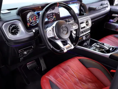 2019 Mercedes-Benz G-Class G 63 AMG 4.0L V8 Biturbo Black Red SUV GCC CARBON INTERIOR