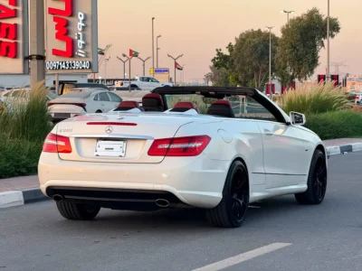 2012 Mercedes-Benz E-Class E 350 6 Cylinders Engine White Red Convertible Japanese Specs