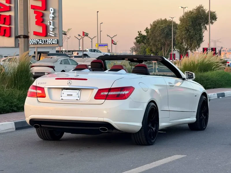2012 Mercedes-Benz E-Class E 350 6 Cylinders Engine White Red Convertible Japanese Specs