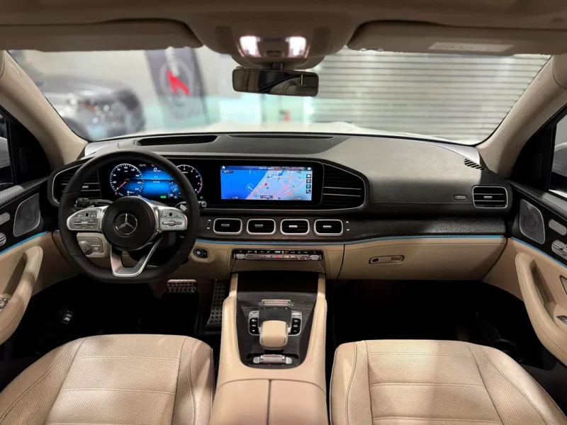 2020 Mercedes-Benz GLS-Class GLS 450 6 Cylinders Petrol Engine White Beige SUV GCC Specs