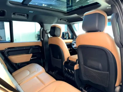 2025 Land Rover Defender 110 HSE P400 6 Cylinders Petrol Engine Black Tan SUV GCC Specs
