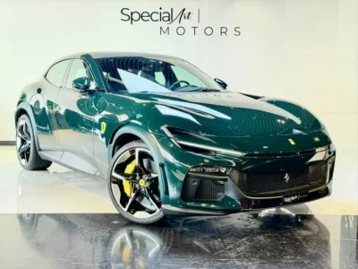 2025 Ferrari Purosangue Standard 12 Cylinders Petrol Engine Green Black SUV Japanese Specs