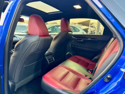 2016 Lexus NX-Series NX 200t F Sport Platinum 2.0L 4 Cylinders Engine Blue Red SUV GCC