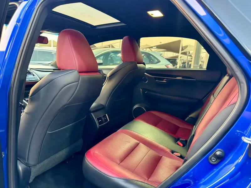 2016 Lexus NX-Series NX 200t F Sport Platinum 2.0L 4 Cylinders Engine Blue Red SUV GCC