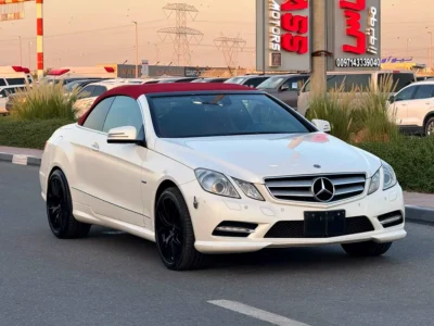 2012 Mercedes-Benz E-Class E 350 6 Cylinders Engine White Red Convertible Japanese Specs