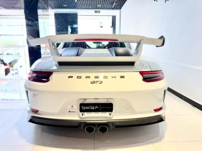 2018 Porsche 911 GT3 6 Cylinders Petrol Engine White Black Coupe Japanese Specs Automatic