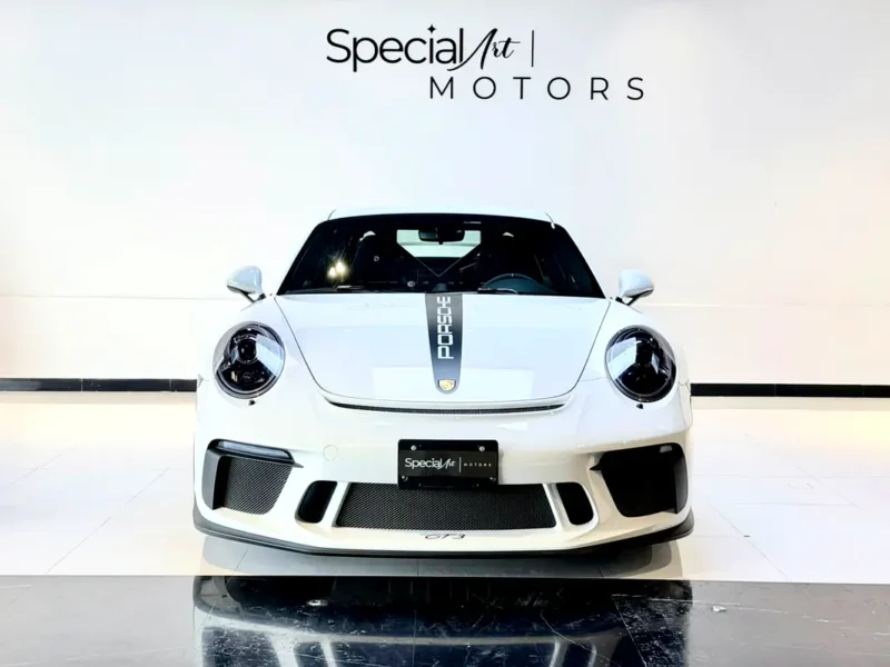2018 Porsche 911 GT3 6 Cylinders Petrol Engine White Black Coupe Japanese Specs Automatic