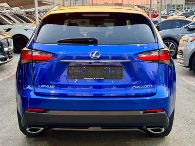 2016 Lexus NX-Series NX 200t F Sport Platinum 2.0L 4 Cylinders Engine Blue Red SUV GCC