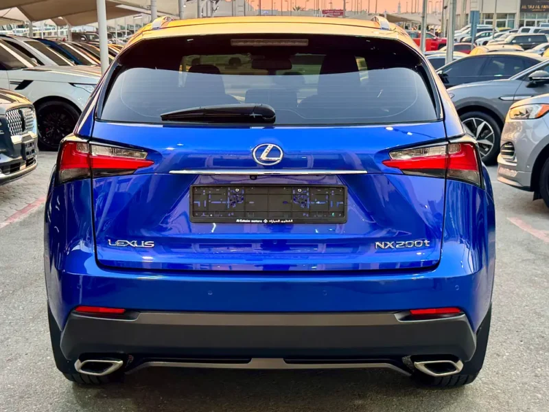 2016 Lexus NX-Series NX 200t F Sport Platinum 2.0L 4 Cylinders Engine Blue Red SUV GCC