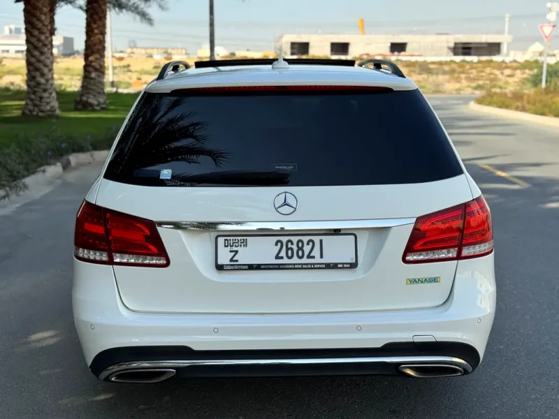 2013 Mercedes-Benz E-Class E 300 3.5 Litres V6 Petrol Engine White Black Wagon Automatic