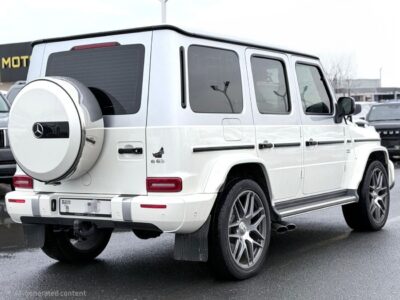 2021 Mercedes-Benz G63 AMG Golden Jubilee Edition 4.0L V8 Engine White Maroon SUV GCC