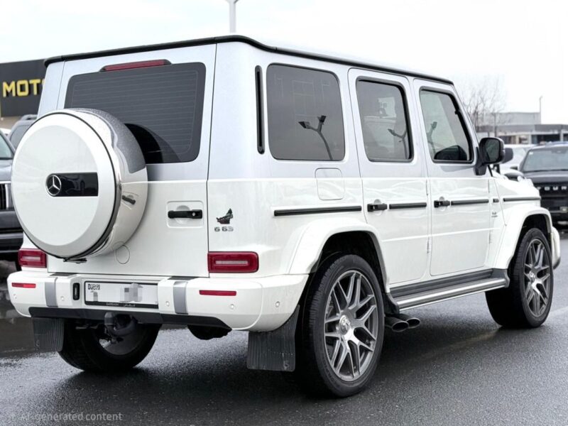 2021 Mercedes-Benz G63 AMG Golden Jubilee Edition 4.0L V8 Engine White Maroon SUV GCC