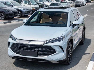 2025 BYD Song L DM‑i 160KM Superior Edition 1.5L Hybrid 4 Cylinders Engine Blue Tan SUV