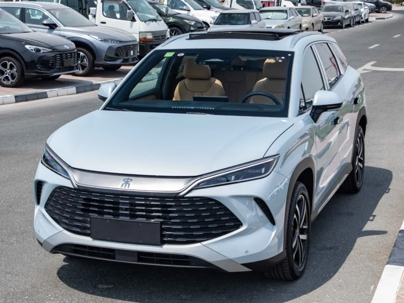 2025 BYD Song L DM‑i 160KM Superior Edition 1.5L Hybrid 4 Cylinders Engine Blue Tan SUV