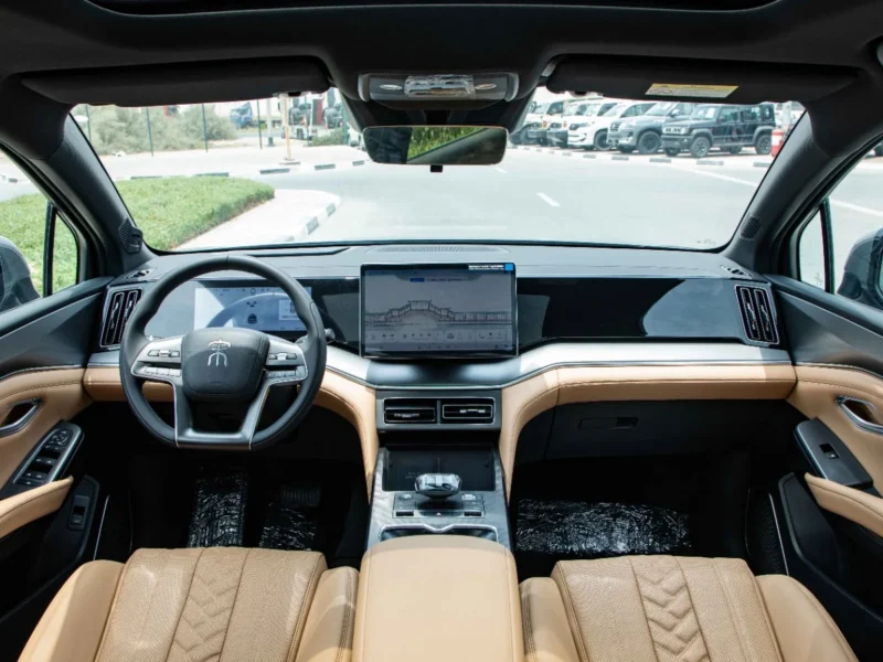 2025 BYD Song L DM‑i 160KM Superior Edition 1.5L Hybrid 4 Cylinders Engine Blue Tan SUV