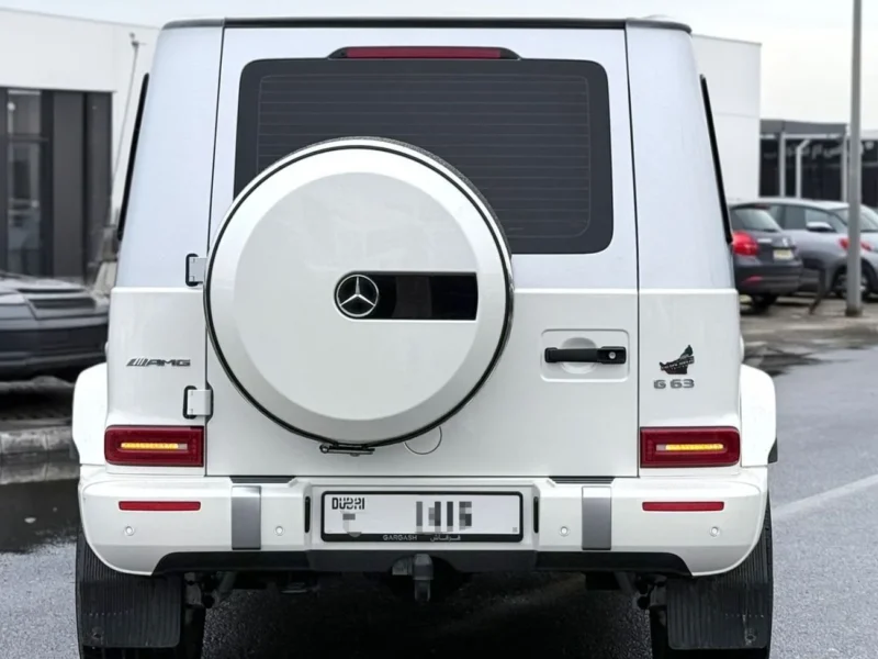 2021 Mercedes-Benz G63 AMG Golden Jubilee Edition 4.0L V8 Engine White Maroon SUV GCC