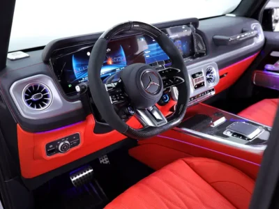 2026 Mercedes-Benz G-Class G 63 AMG 4.0L V8 Biturbo Black Red SUV DOUBLE NIGHT PACKAGE
