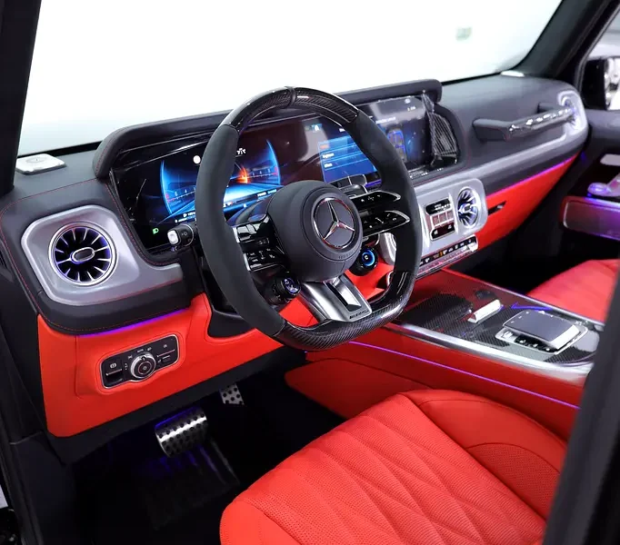 2026 Mercedes-Benz G-Class G 63 AMG 4.0L V8 Biturbo Black Red SUV DOUBLE NIGHT PACKAGE