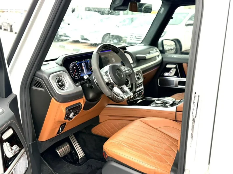 2021 Mercedes-Benz G63 AMG Golden Jubilee Edition 4.0L V8 Engine White Maroon SUV GCC