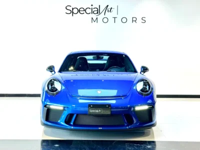 2018 Porsche 911 GT3 6 Cylinders Petrol Engine Blue Black Coupe Japanese Specs Auromatic