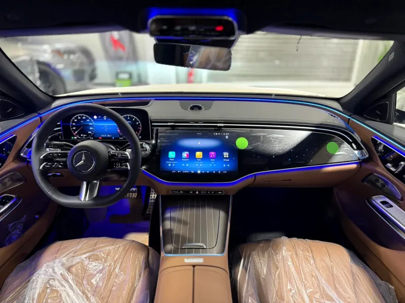 2026 Mercedes-Benz E-Class E 300 4MATIC 4 Cylinders petrol Engine White Brown Sedan