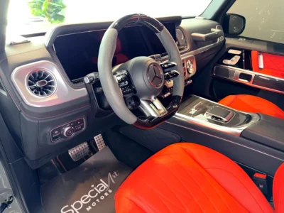2025 Mercedes-Benz G-Class G 63 AMG 4.0L V8 Biturbo Engine Grey Red SUV European Specs