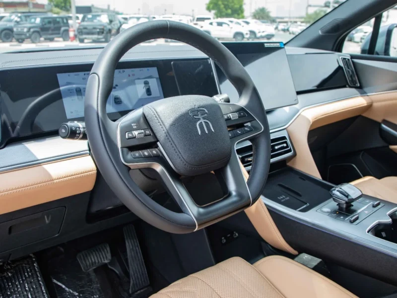 2025 BYD Song L DM‑i 160KM Superior Edition 1.5L Hybrid 4 Cylinders Engine Grey Tan SUV
