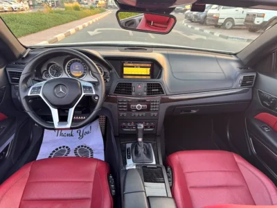 2012 Mercedes-Benz E-Class E 350 6 Cylinders Engine White Red Convertible Japanese Specs