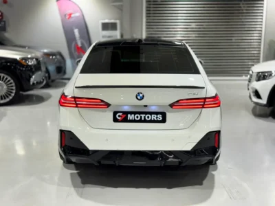 2024 BMW 5-Series 520i M Sport 4 Cylinders Petrol Engine White Black Sedan Korean Specs