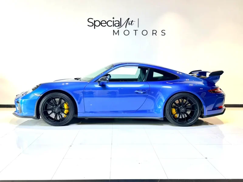 2018 Porsche 911 GT3 6 Cylinders Petrol Engine Blue Black Coupe Japanese Specs Auromatic