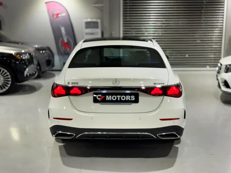 2026 Mercedes-Benz E-Class E 300 4MATIC 4 Cylinders petrol Engine White Brown Sedan