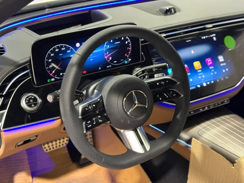 2026 Mercedes-Benz E-Class E 300 4MATIC 4 Cylinders petrol Engine White Brown Sedan