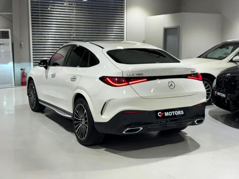 2024 Mercedes-Benz GLC Coupe GLC 300 AMG 4MATIC 4 Cylinders Engine White Red Coupe