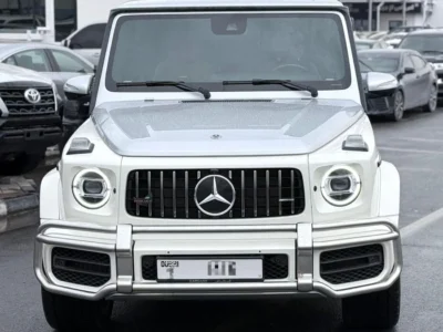 2021 Mercedes-Benz G63 AMG Golden Jubilee Edition 4.0L V8 Engine White Maroon SUV GCC