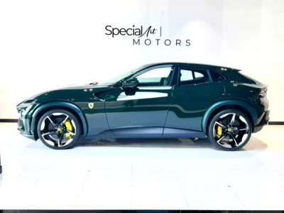 2025 Ferrari Purosangue Standard 12 Cylinders Petrol Engine Green Black SUV Japanese Specs