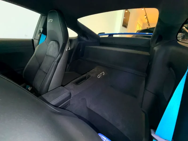 2018 Porsche 911 GT3 6 Cylinders Petrol Engine Blue Black Coupe Japanese Specs Auromatic